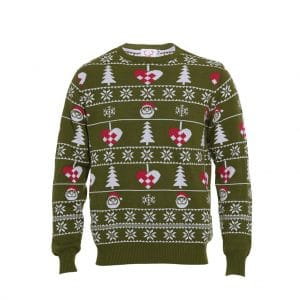 Den Stilede Julesweater - Grøn ????