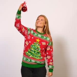 Juletræets Julesweater - Dame