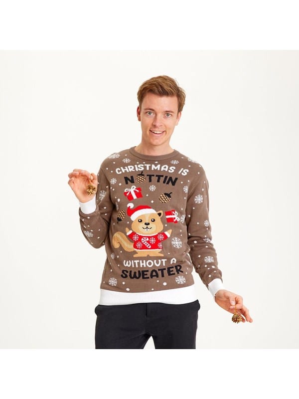Jule-Sweaters - Christmas is Nuttin Without a Sweater - S