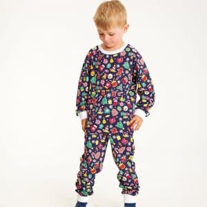 Jule-Sweaters - Crazy Julepyjamas - Børn - 7-8 Years