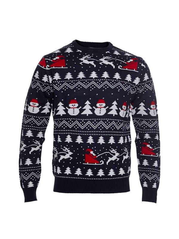 Jule-Sweaters - Den Stilede Julesweater - 3XL