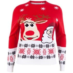Jule sweaters - Julesweater - Rød - Str. 44