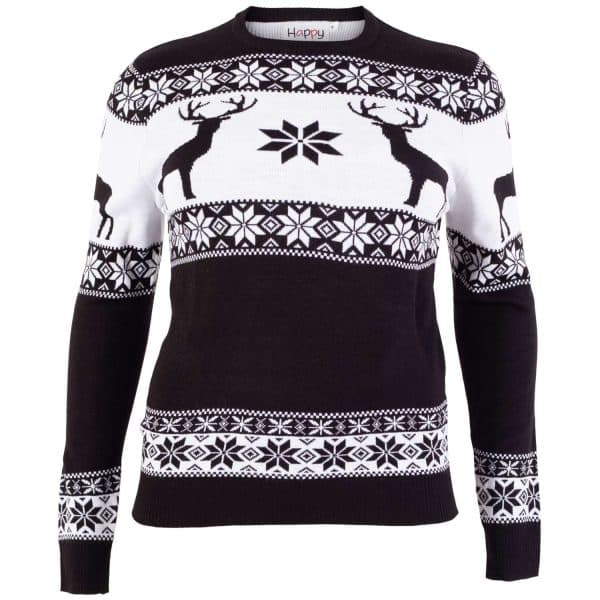 Jule sweaters - Julesweater - Sort - Str. 38