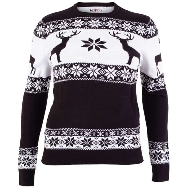 Jule sweaters - Julesweater - Sort - Str. 48