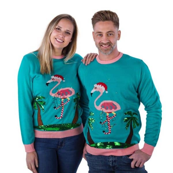 Flamingo Julesweater LED