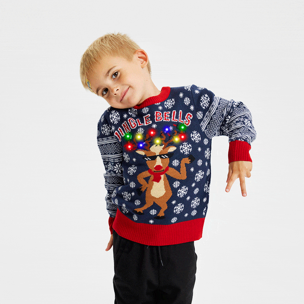 Jingle Bells Julesweateren Børn Julesweater til Dame