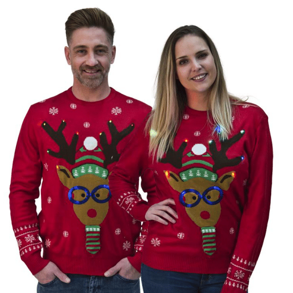 Rudolf LED Julesweater