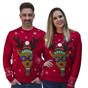 Rudolf LED Julesweater