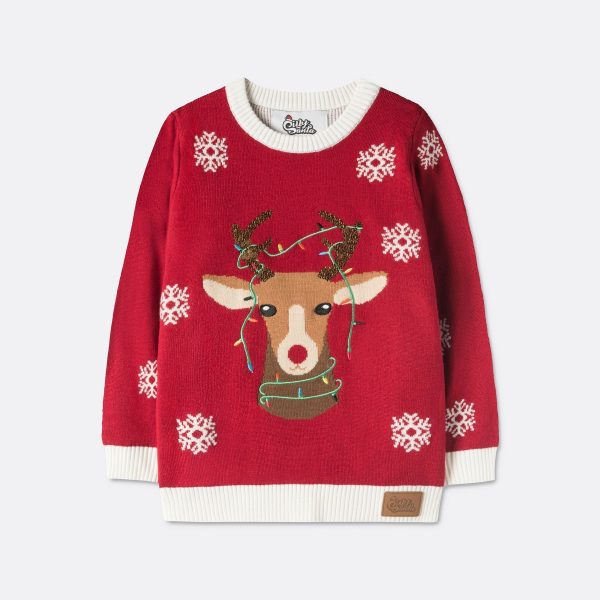 Børn | Sødt Rensdyr Julesweater Børn