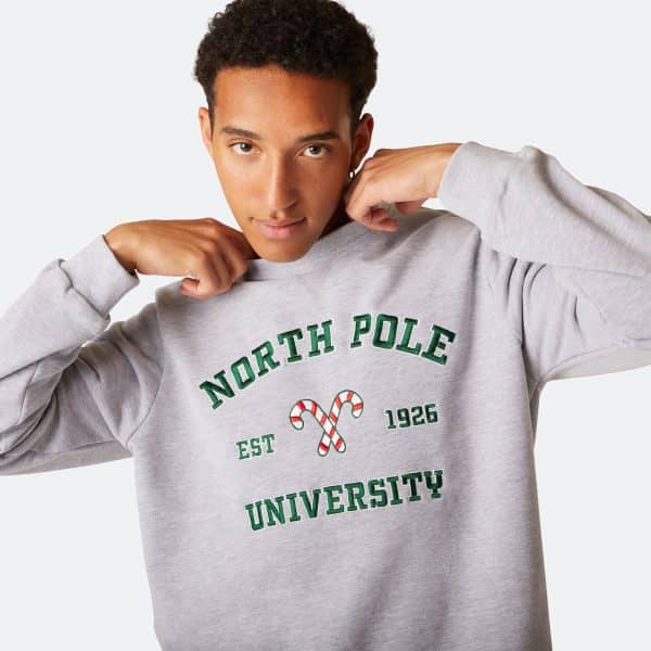 North Pole University Julesweater Herre