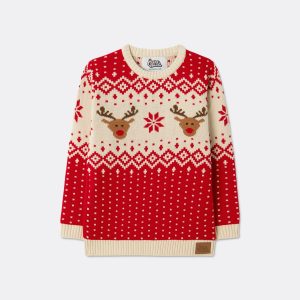 Retro Rensdyr Julesweater Børn