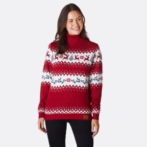 Rullekrave Julesweater Dame