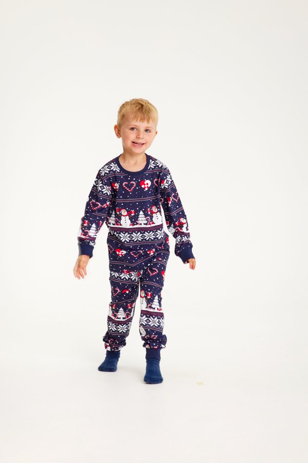 Årets julepyjamas: Julehjerte Pyjamas - Børn.