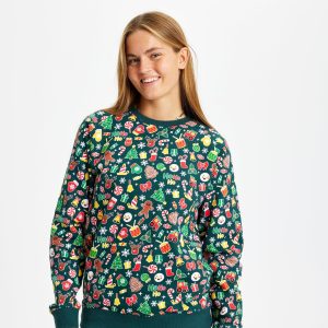 Årets julesweater: Julesweatshirt - dame / kvinder. Ugly Christmas Sweater lavet i Danmark