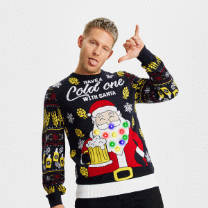 Have A Cold One With Santa Julesweater - herre / mænd
