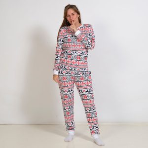 Julepyjamas Hvid - dame / kvinder.