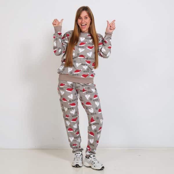 Julesweatsuit Grå - dame / kvinder.