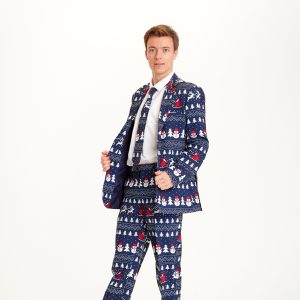 The Awesome Christmas Suit Navy. Julejakkesæt