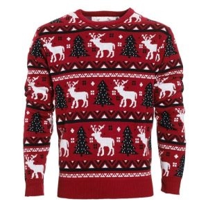 Julesweater Rød