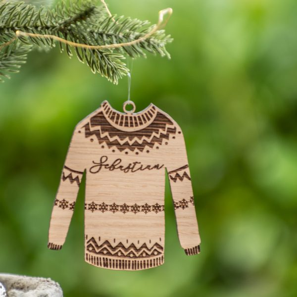 Julesweater med navn Valnød - HØJTIDER > JUL > JULEPYNT - Living Nature