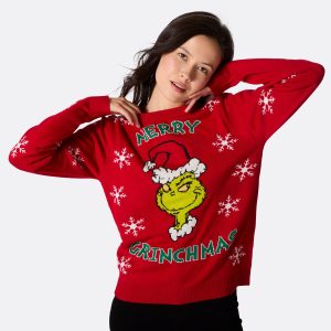 Merry Grinchmas Julesweater Dame