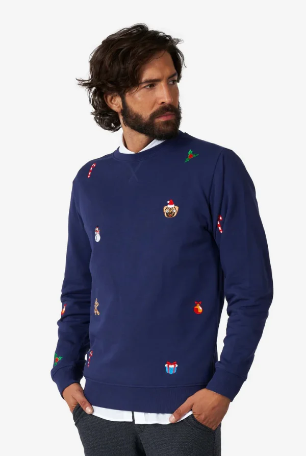 OppoSuits - Sweat X-Mas Icons - Navy XL