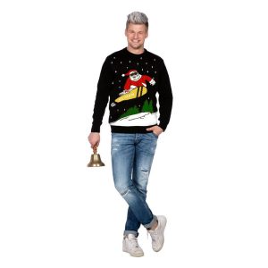 Snowboard Santa Julesweater