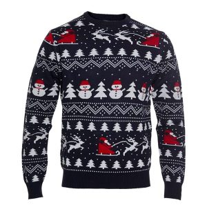 Jule-Sweaters - Den Stilede Julesweater - L