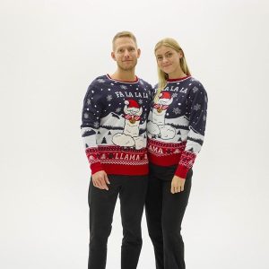 Jule-Sweaters - Fa la la la llama Sweater - 3XL