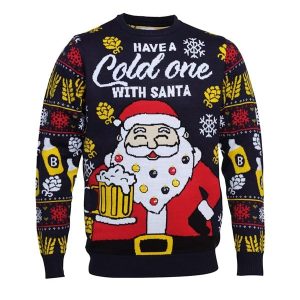 Jule-Sweaters - Have a cold one with santa julesweater - 3XL