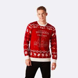 Harry Potter Hogwarts Julesweater Herre
