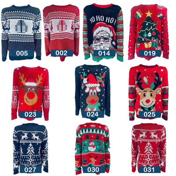 Jule Sweater - Mange Sjove Modeller og Farver - S-005 - Small