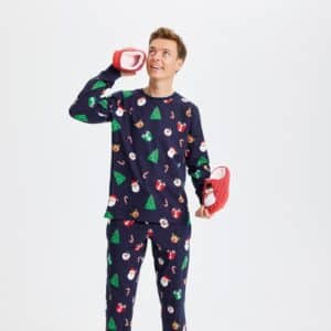 Årets julepyjamas: Christmas Cute Pyjamas - herre / mænd.