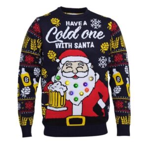 Jule-Sweaters - Have a cold one with Santa - 2XL/3XL
