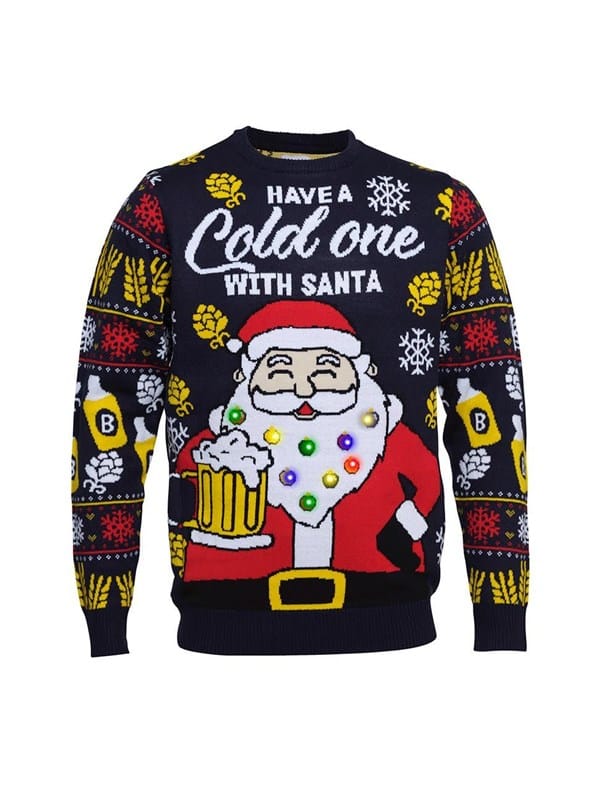 Jule-Sweaters - Have a cold one with Santa - XS/S