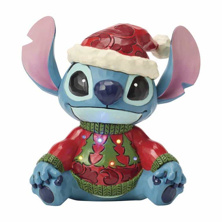 Disney Traditions Figur Stitch Grim jule sweater med lys